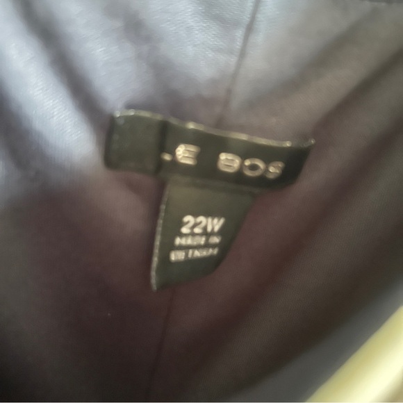 Le Bos Floral Sleeveless Flowy Chiffon Maxi Dress SZ 22W - Picture 3 of 4